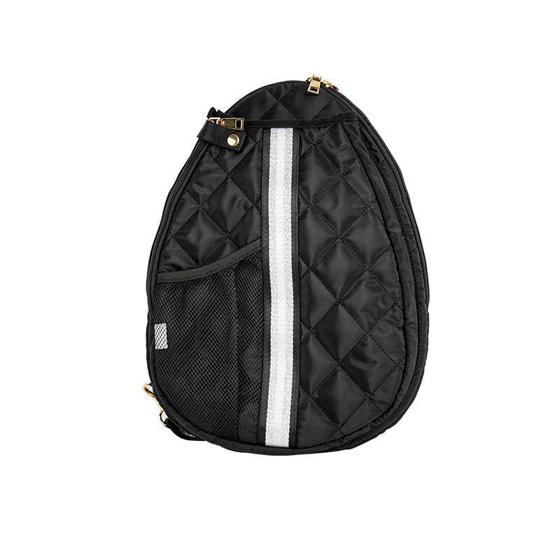 Jillian Pickle Ball Bag Sling Black-Closeout Deal!