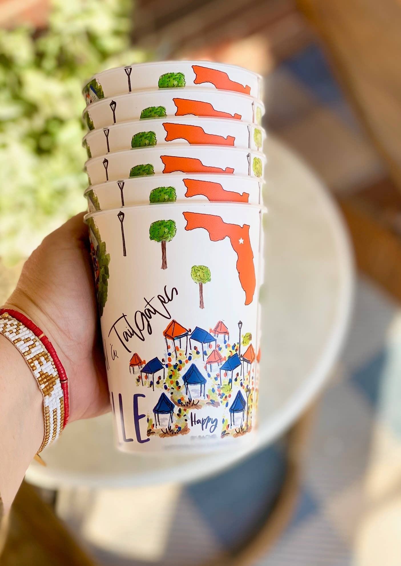 Gainesville Reusable Party Cups, gifts, college, alumni