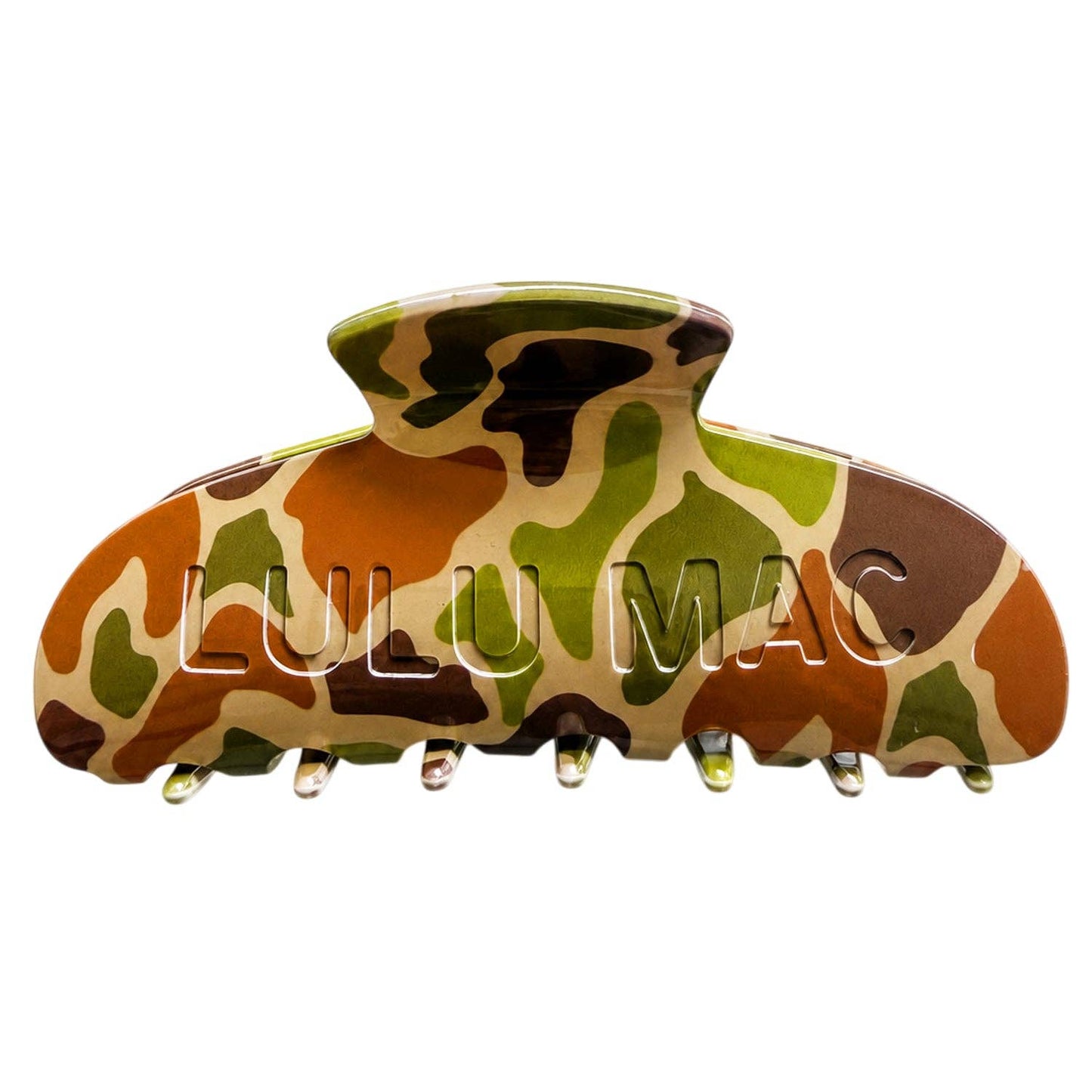 LULU MAC HAIR CLIPS-Dark Camo