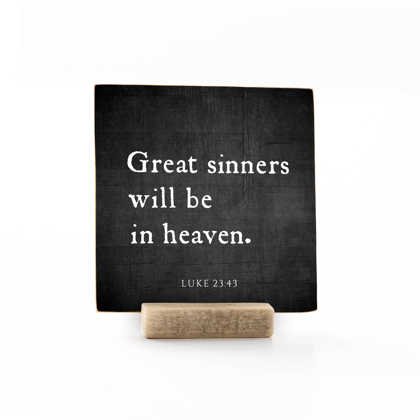 Traditional Scriptures | Wood 4 x 4" Flat Message Card