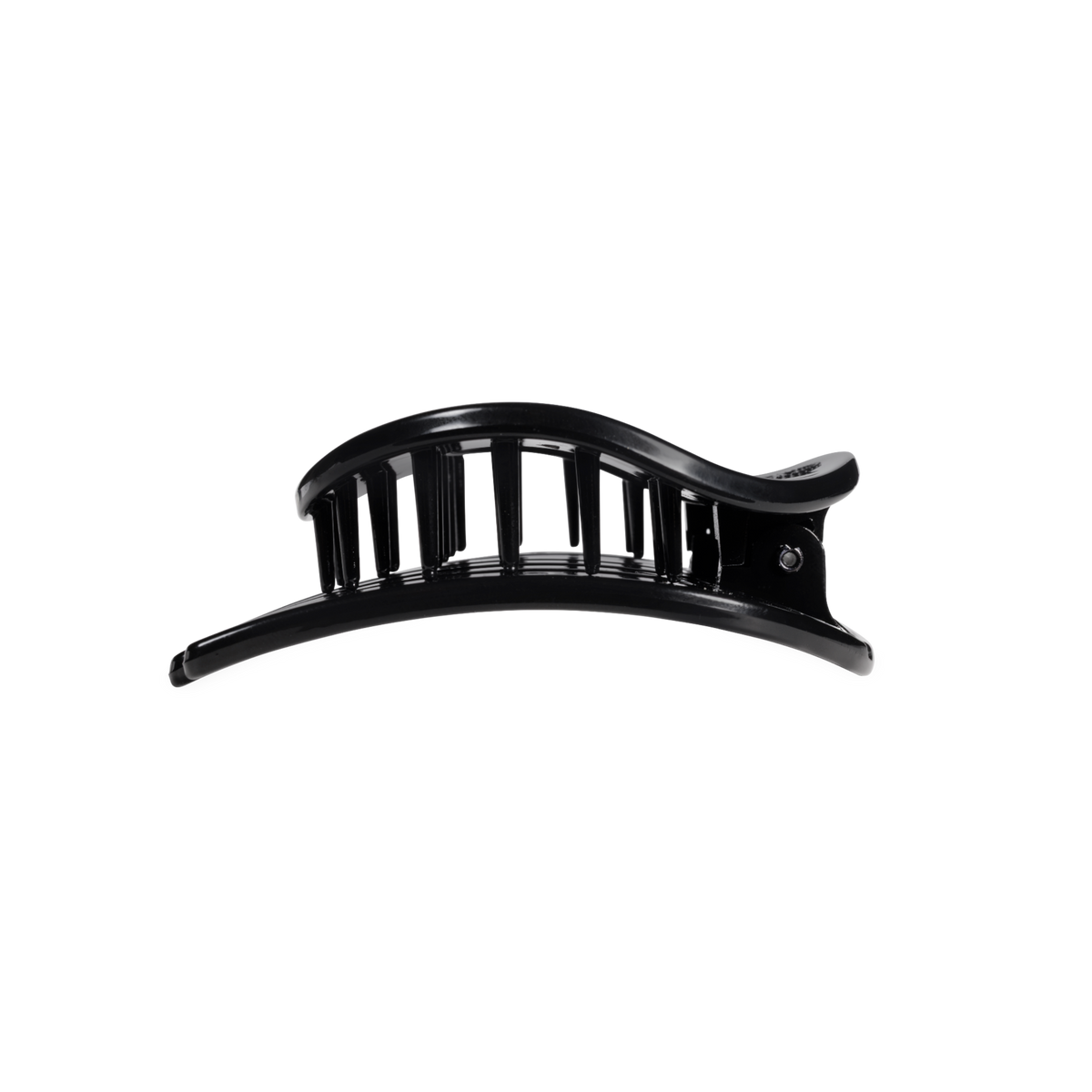 Jet Black | Medium | Flat Circle Hair Clip