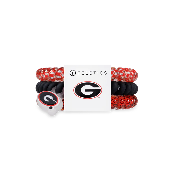 GO DAWGS! TELETIE HAIR TIES