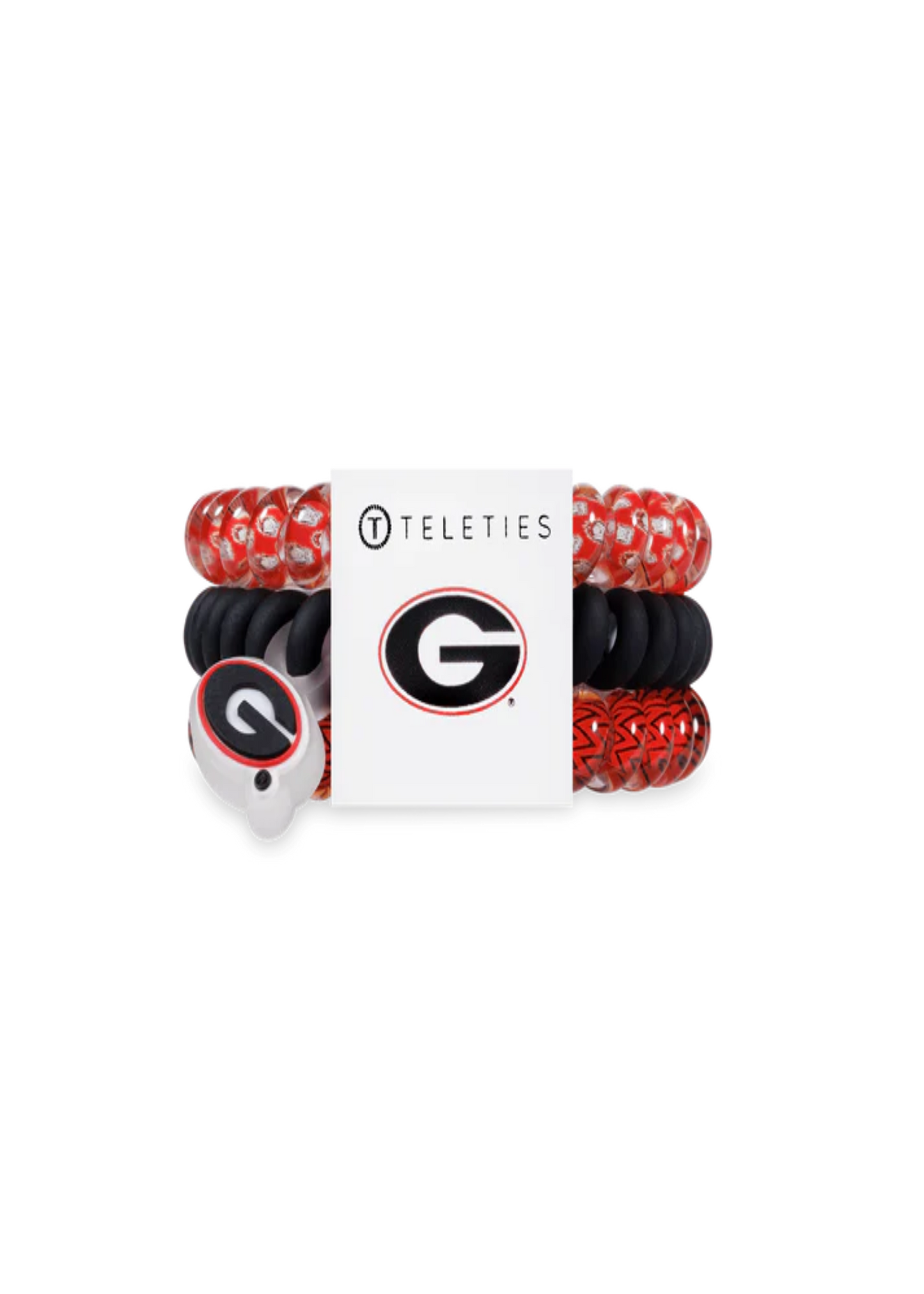 GO DAWGS! TELETIE HAIR TIES