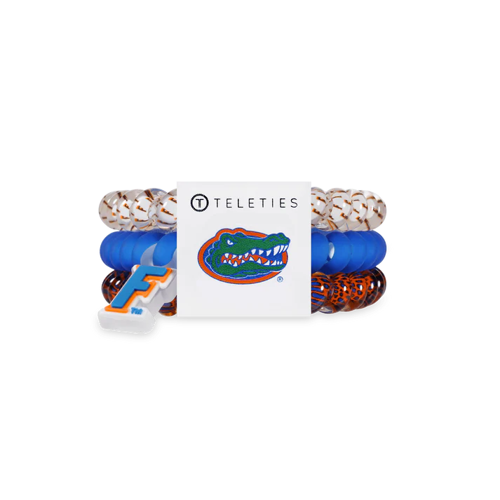 GO GATORS! TELETIE HAIR TIES - SMALL