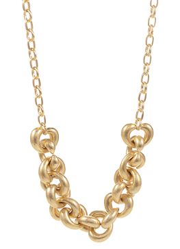 LINKED CHUNKY MIXED CHAIN NECKLACE
