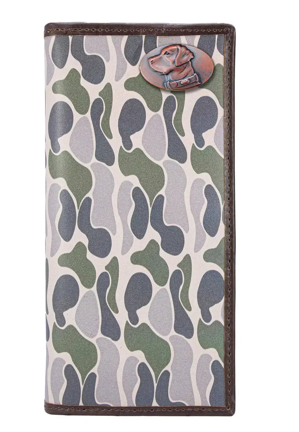 OLD SCHOOL CAMO SECRETARY WALLET -LAB GREEN CAMO