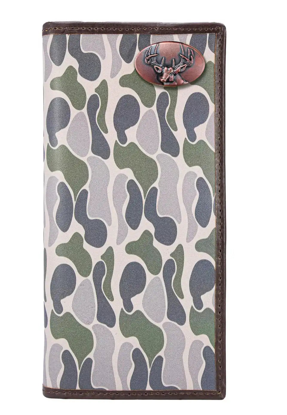 OLD SCHOOL CAMO SECRETARY WALLET - BUCK GREEN CAMO