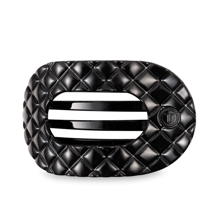TELETIES Flat Round Hair Clip for Women - Durable Plastic Hair Accessory