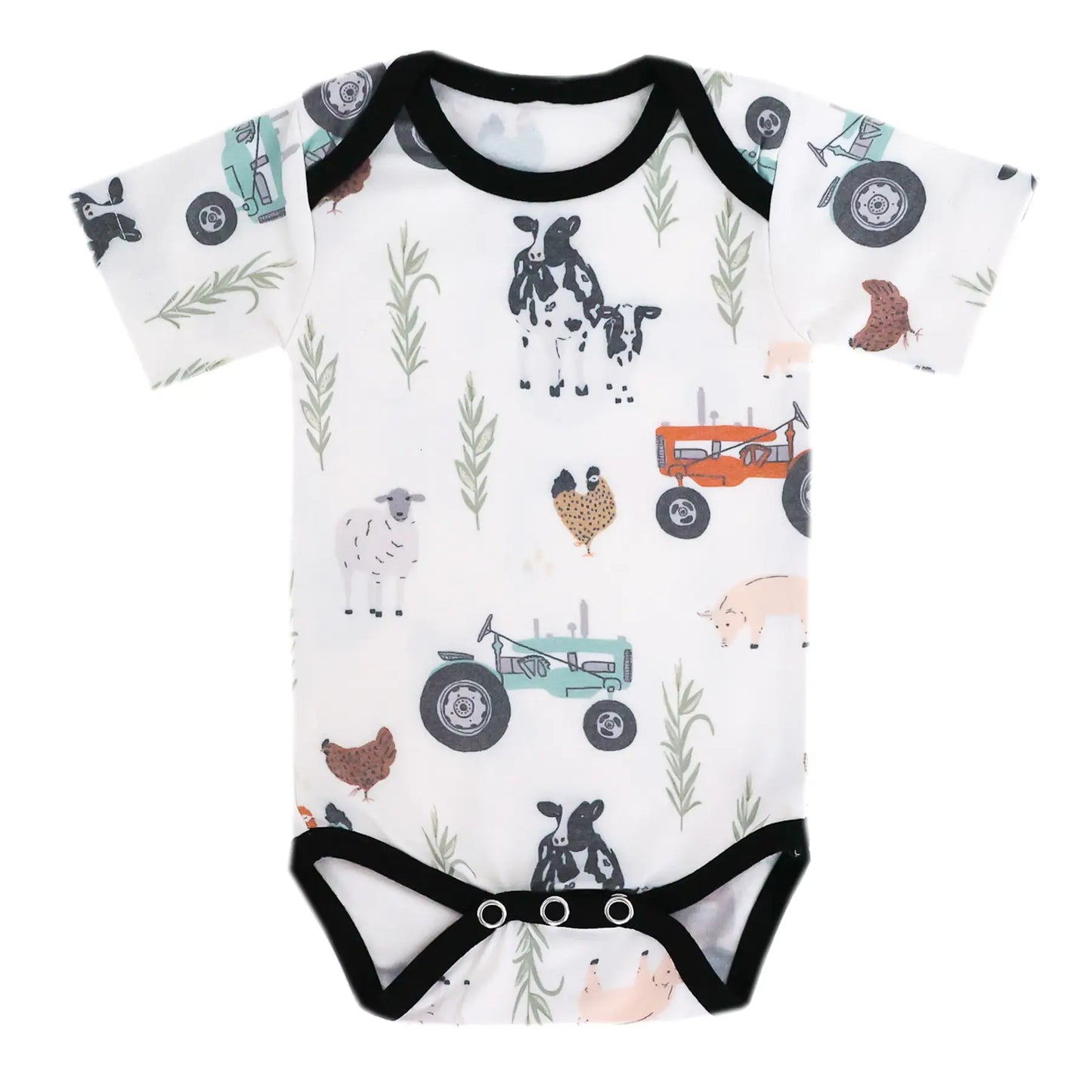 SHORT SLEEVE BODYSUIT-JO : 12-18MO