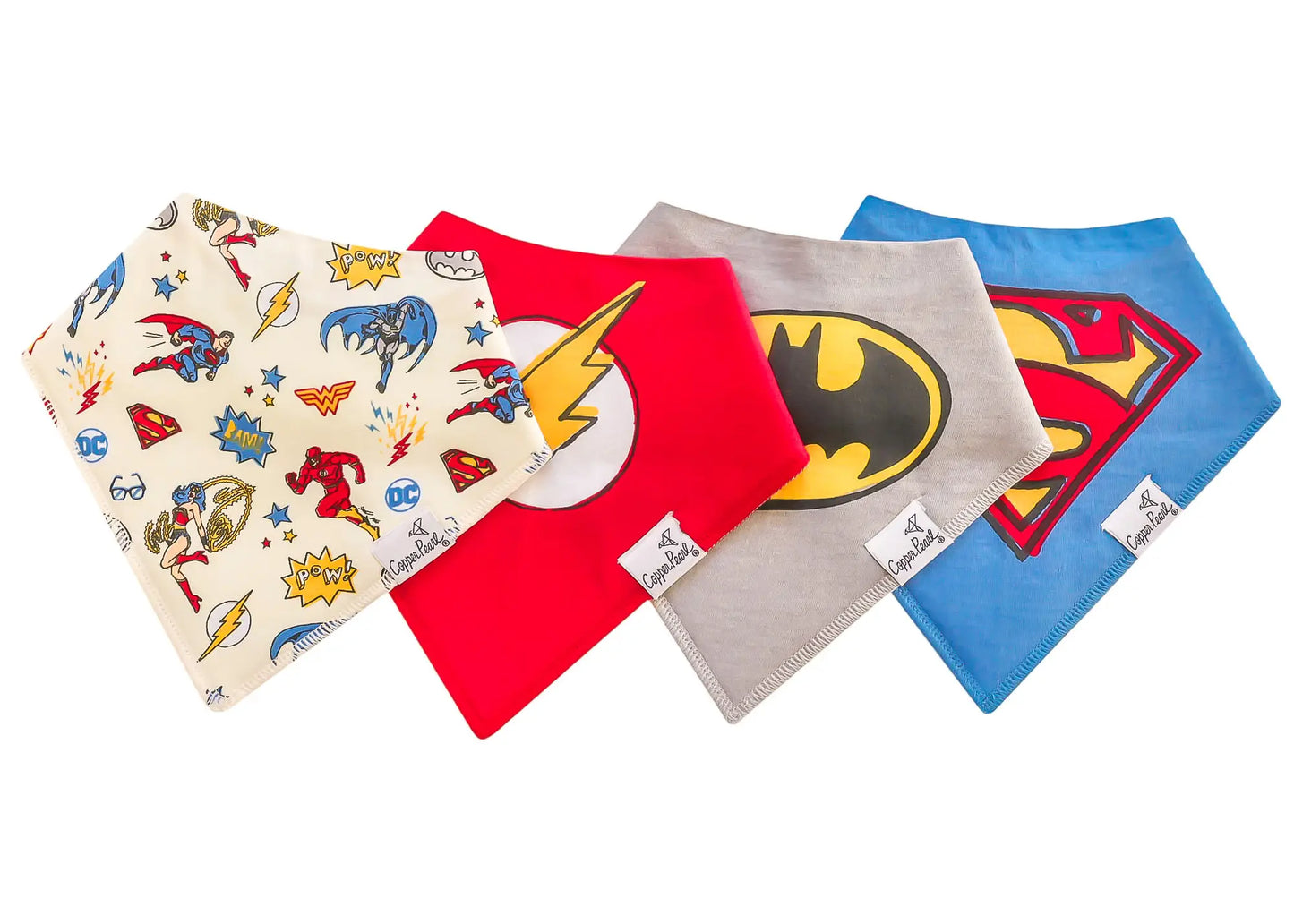 Justice League™ Bandana Bib Set (4-Pack)