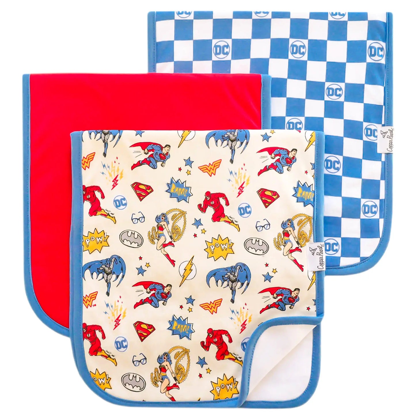 Justice League™ Burp Cloth Set (3-Pack)