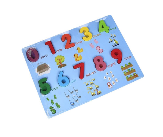 WOODEN PUZZLE - NUMBERS