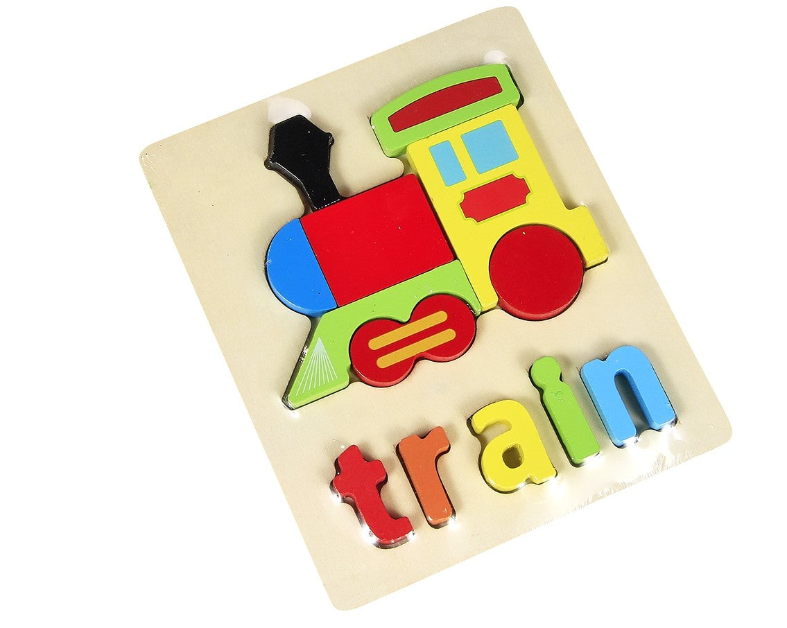TRANSPORTATION PUZZLE - TRAIN