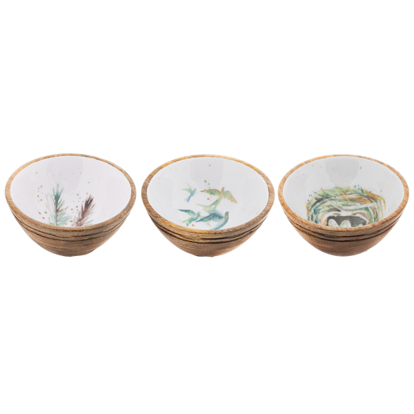 NATURE TRINKET BOWL-WOOD