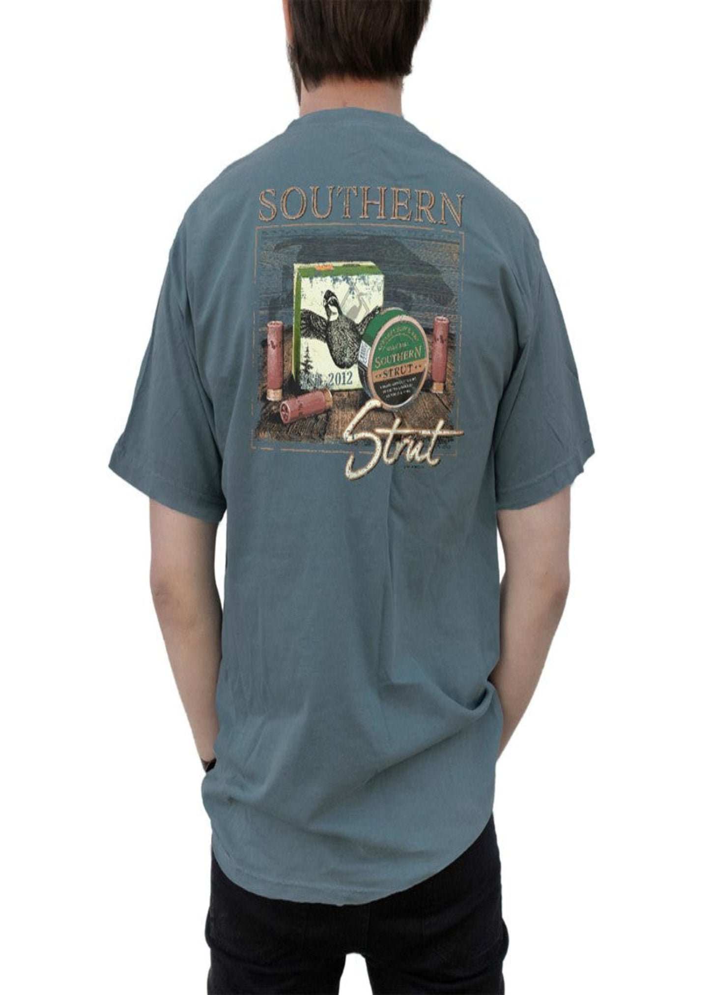 QUAILS AND SHELLS - ICE BLUE