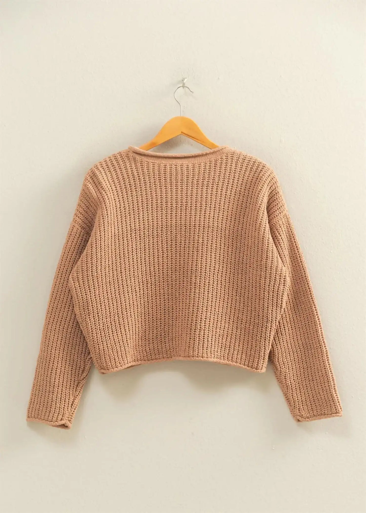 CLARA SWEATER - DARK TAUPE