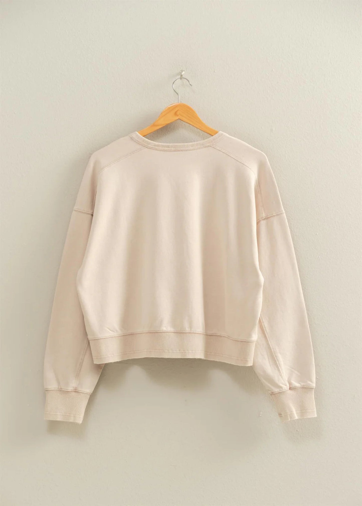 MIA OVERSIZED CREW NECK - DARK TAUPE