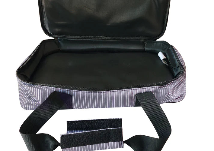 GREY STRIPE LIDDIL MARIA - CASSEROLE TOTE