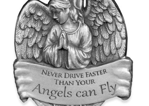 VISOR CLIP-NEVER DRIVE FAST