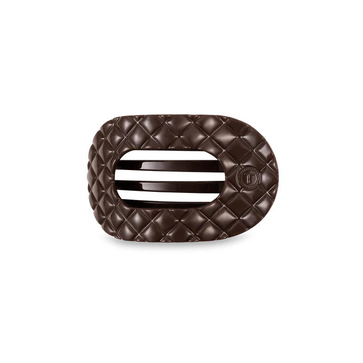 TELETIES Flat Round Hair Clip for Women - Durable Plastic Hair Accessory