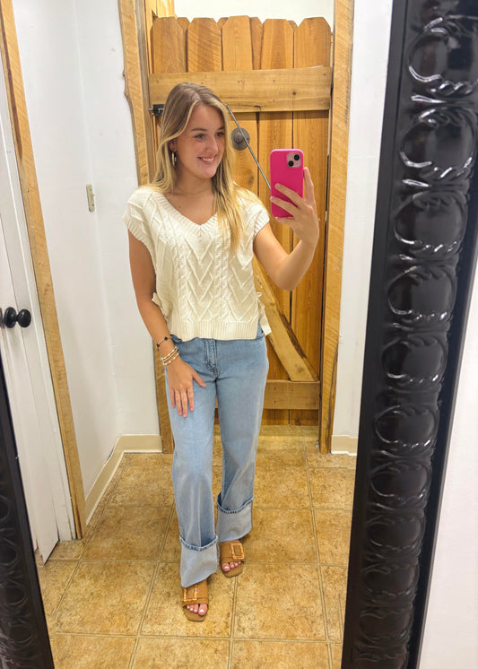 VERONICA SWEATER-CREAM