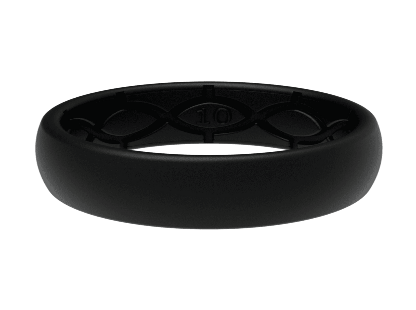 GROOVE ESSENTIAL RING BLACK