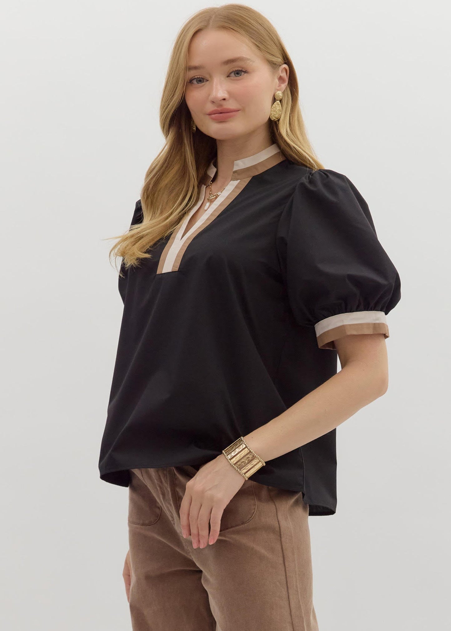 TAYLOR TOP: BLACK
