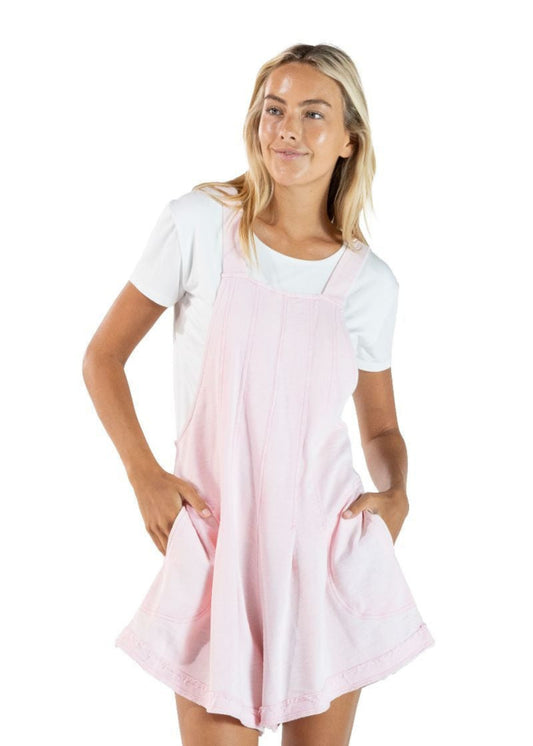 ROMPER WASHED-ROSE