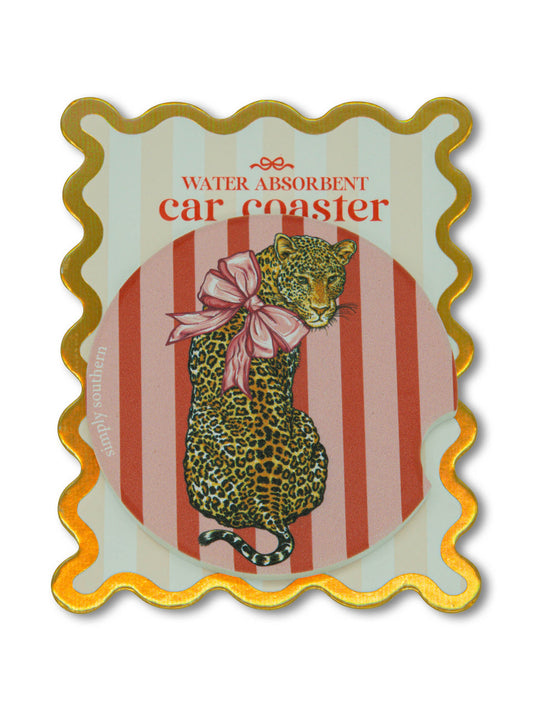CAR COASTER: LEOPARD