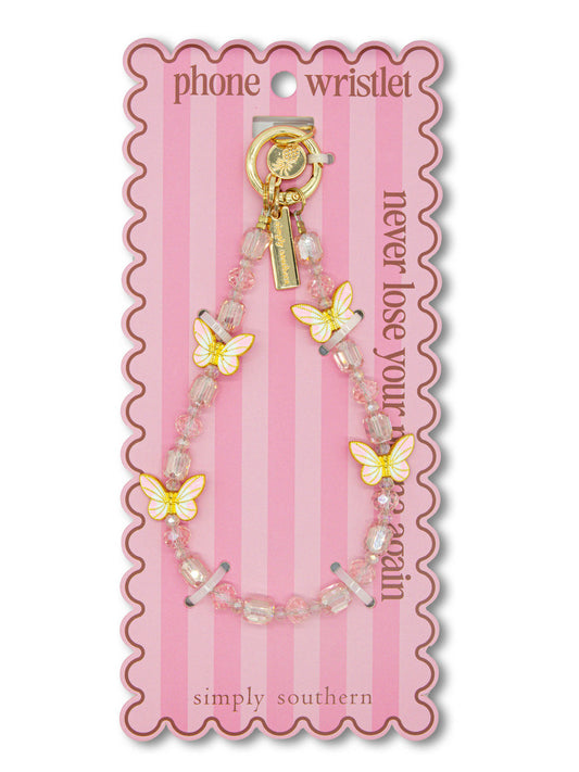 PHONE WRISTLET - BUTTERFLY
