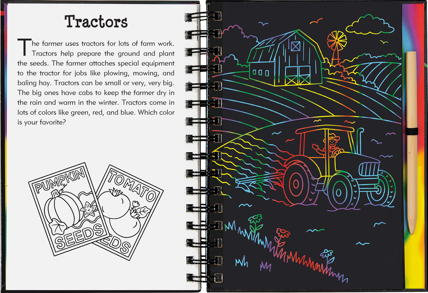 On The Farm Scratch and Sketch