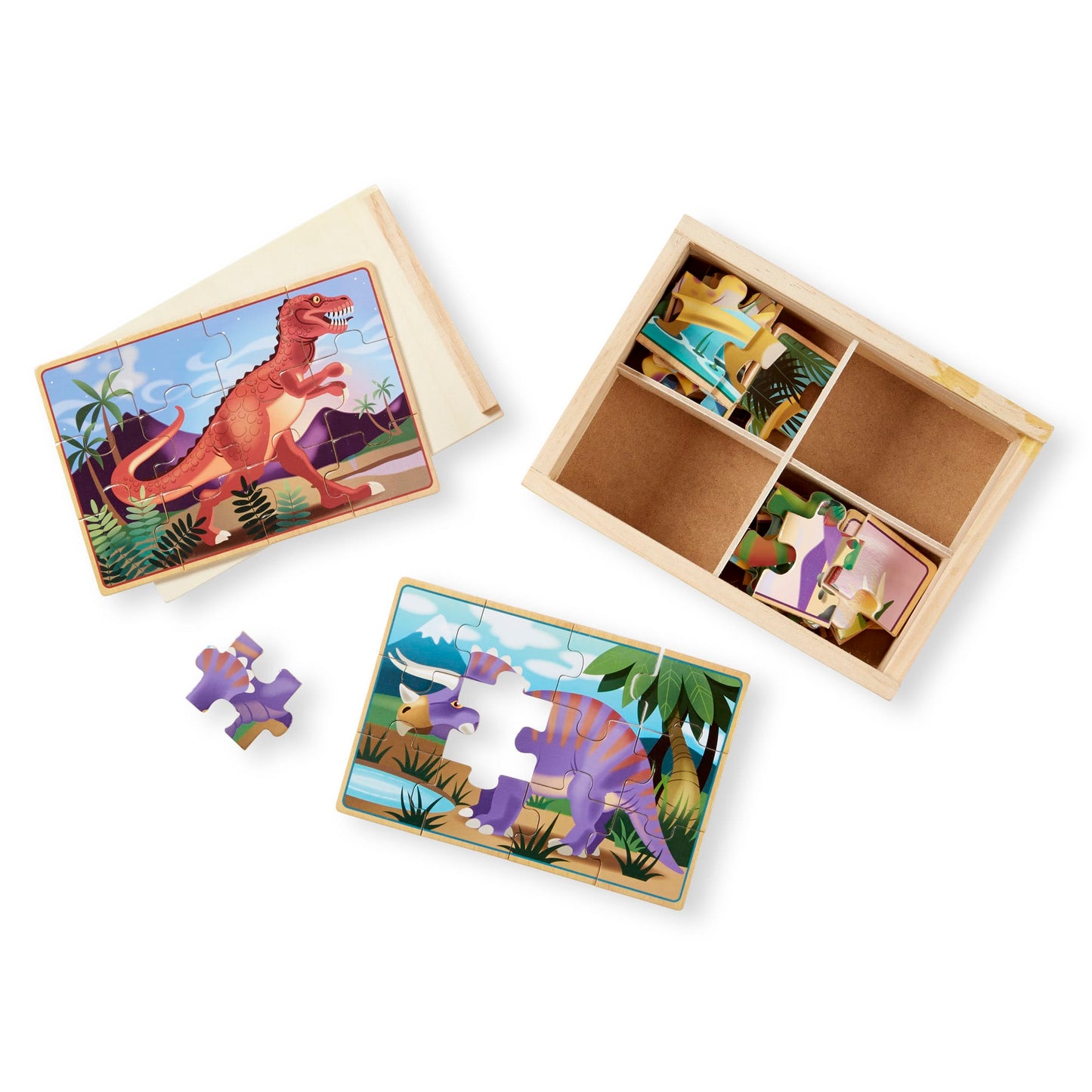 JIGSAW PUZZLES IN A BOX-DINOSAUR