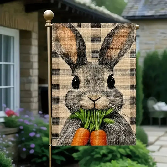 Charming Double-Sided Easter Garden Flag