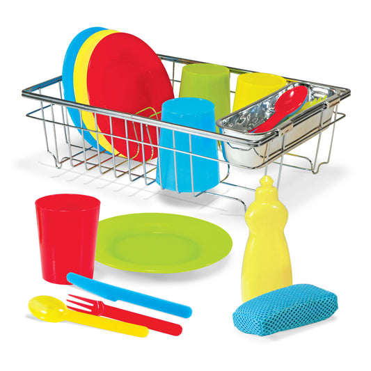 LET'S PLAY HOUSE! WASH & DRY DISH SET