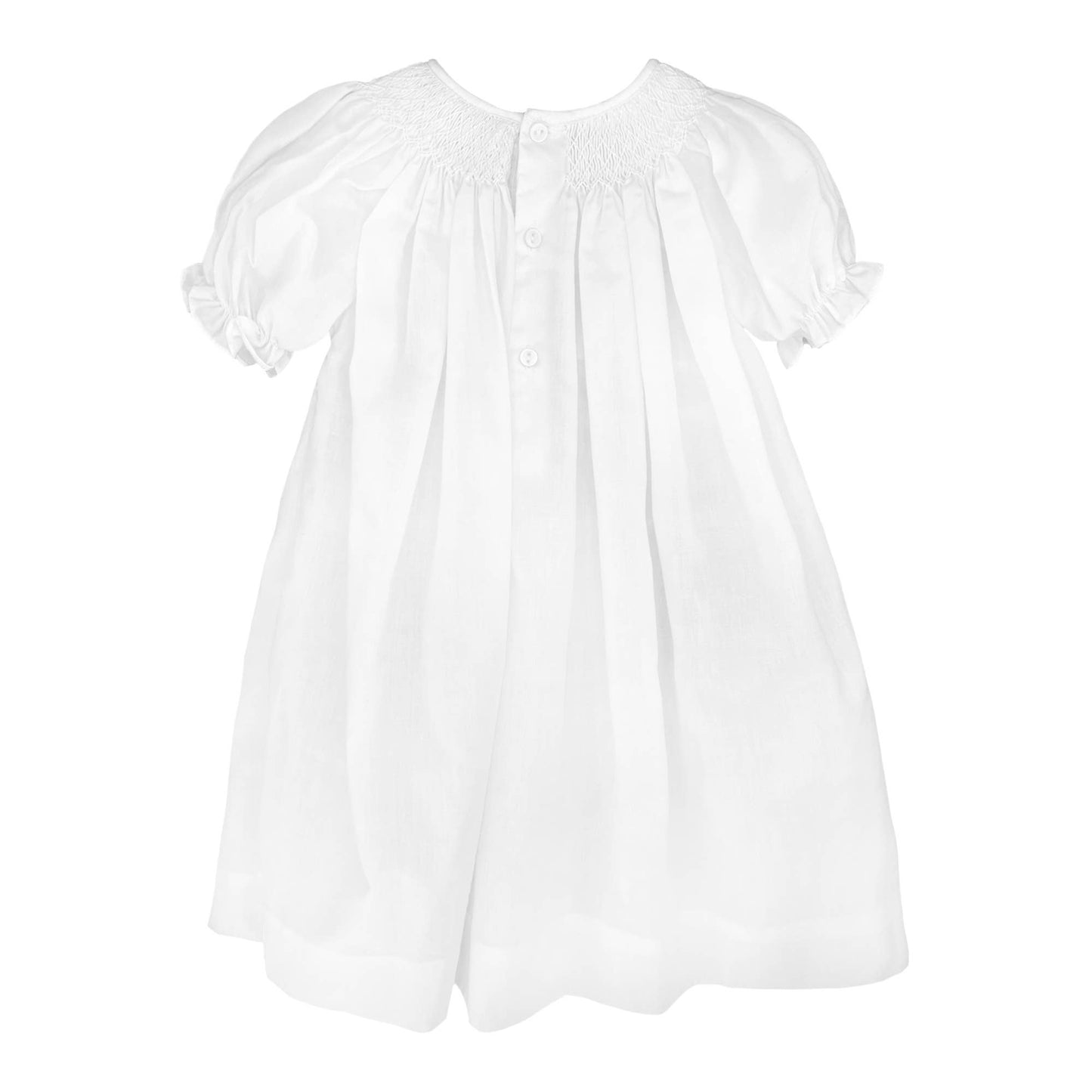 Smocked Daygown with Raglan Embroidery