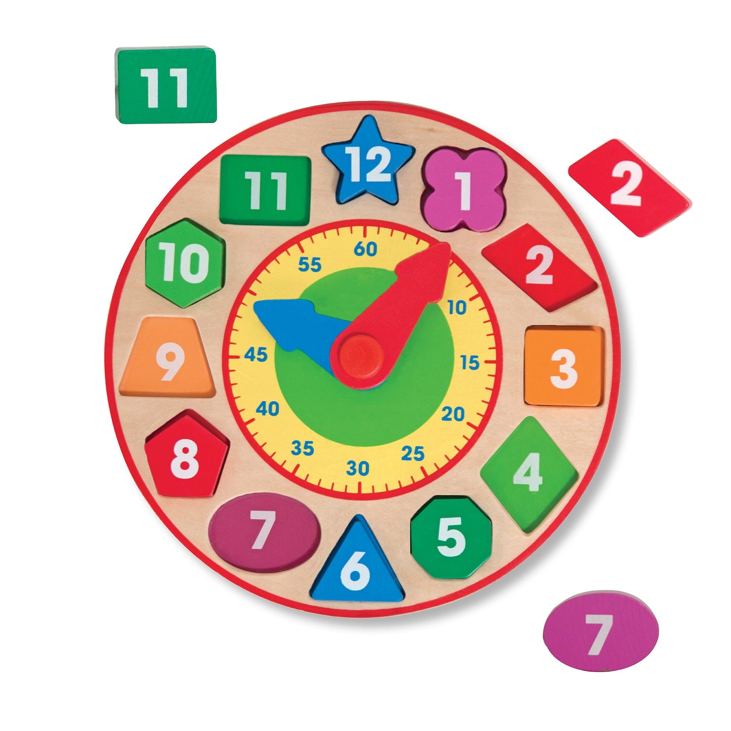 SHAPE SORTING CLOCK