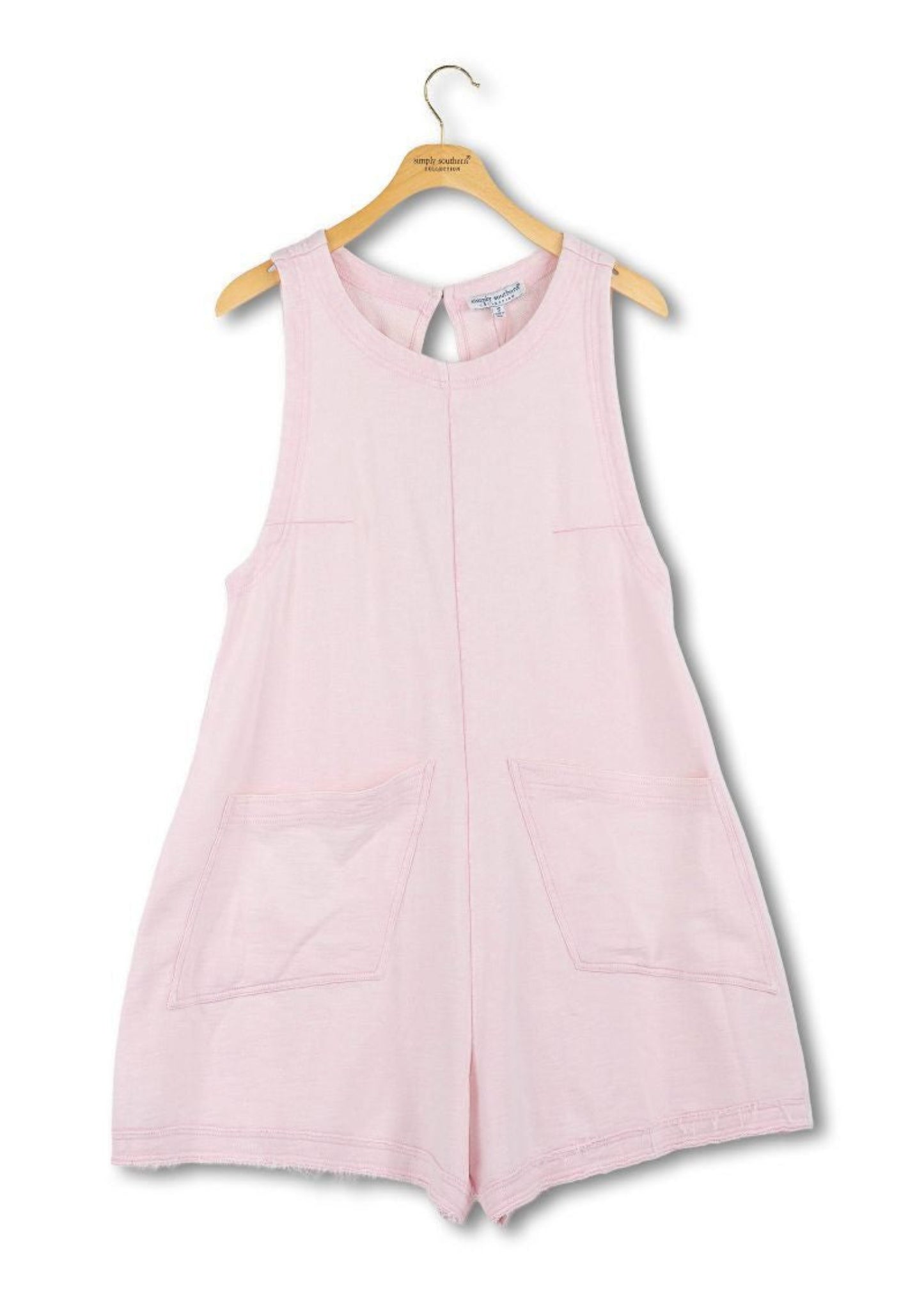 Washed Pocket Romper