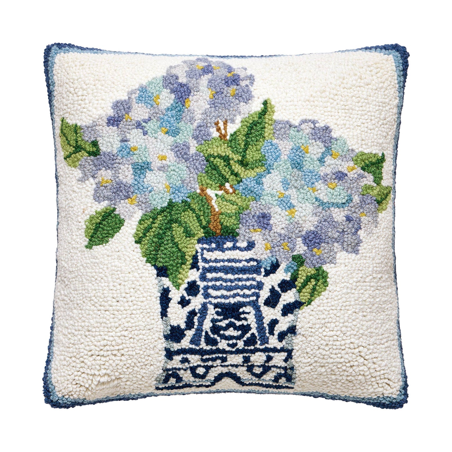 Rhapsody In Blue Hook Pillow - Sally Eckman Roberts