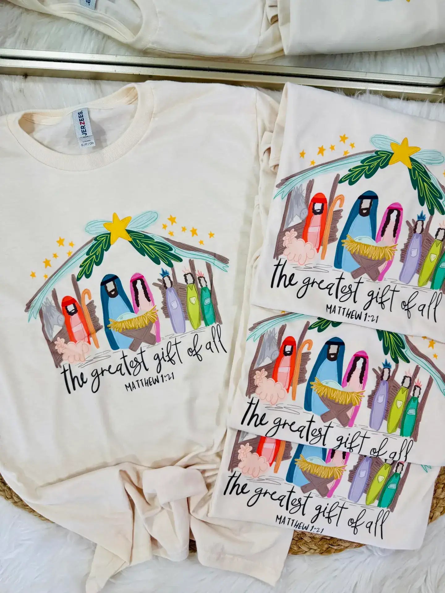 THE GREATEST GIFT OF ALL - IVORY TSHIRT