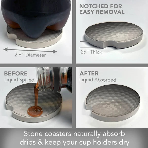 GOLF BALL CAR COASTER