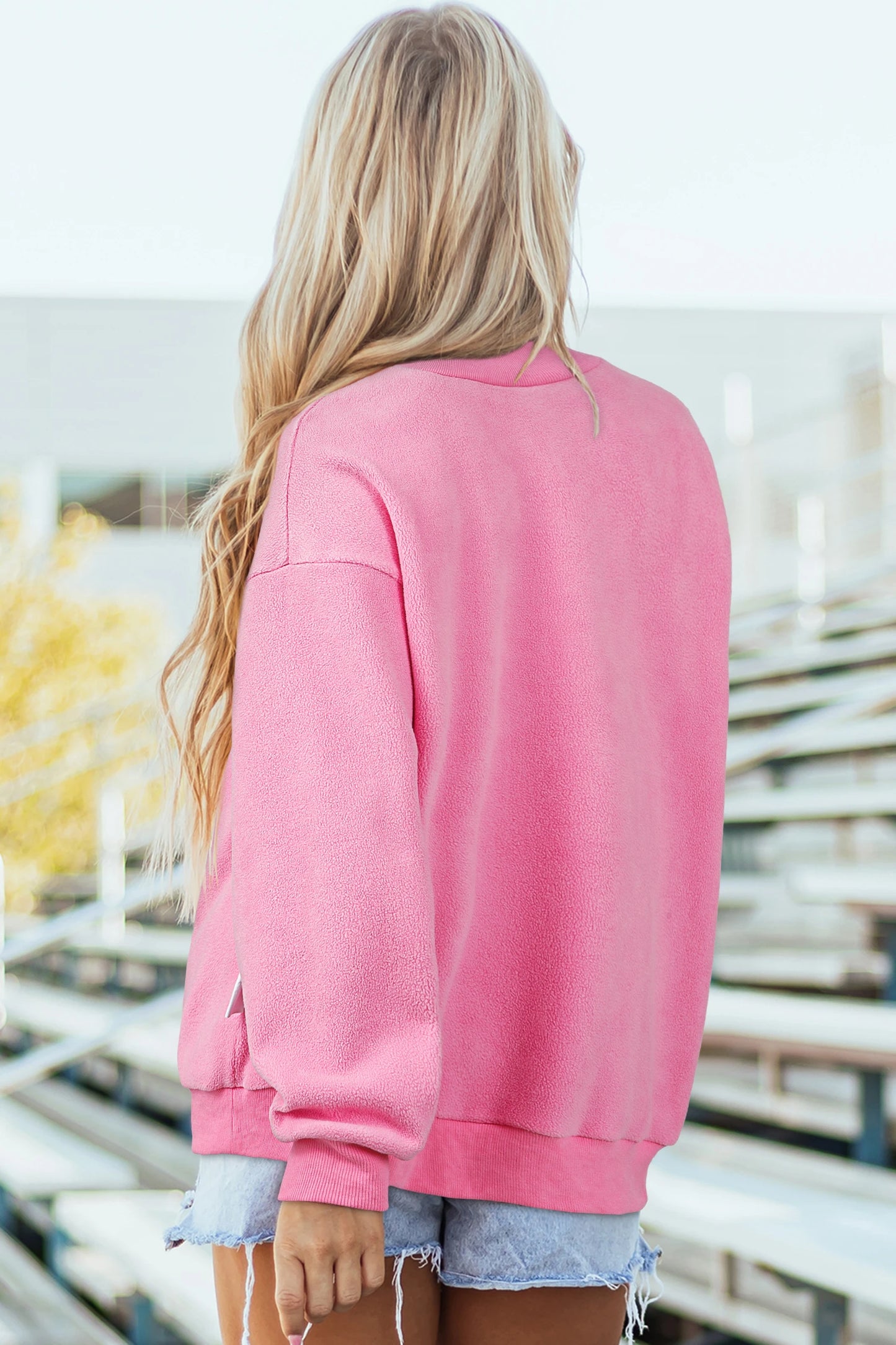 MARI GRACE MOCKNECK - PINK