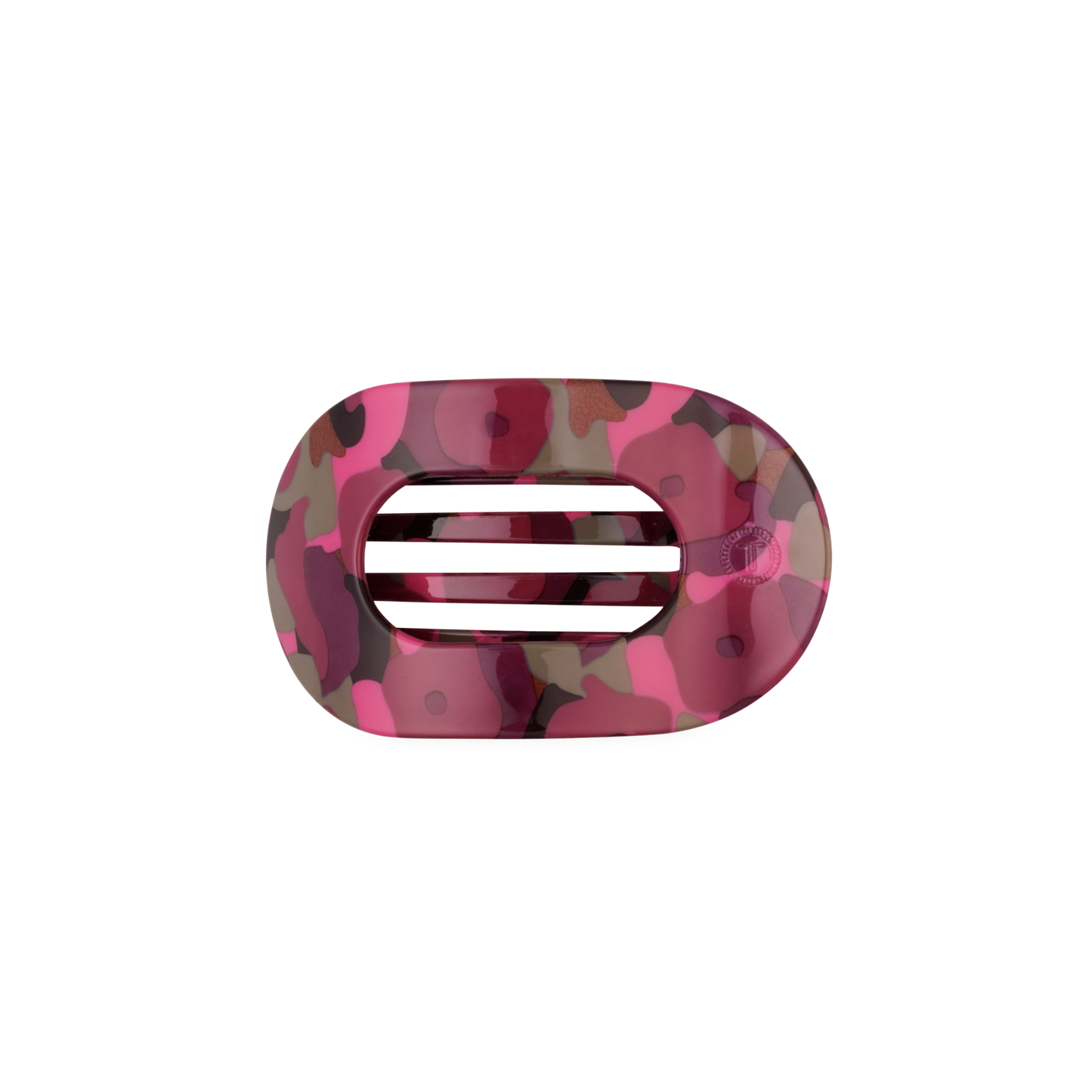 Garden Glam Small Flat Round Hair CliP
