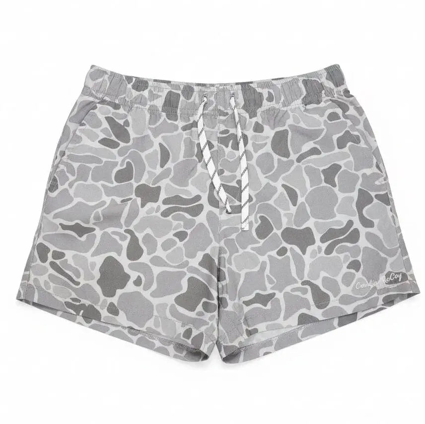 KIDS' PERFORMANCE SHORTS - GRAY CAMO