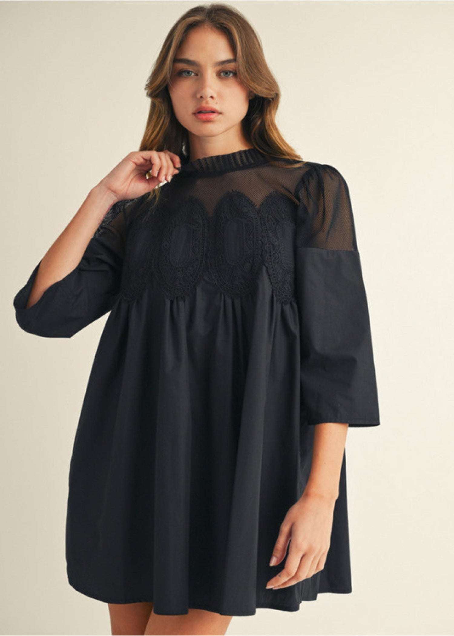 ALLIE DRESS - BLACK