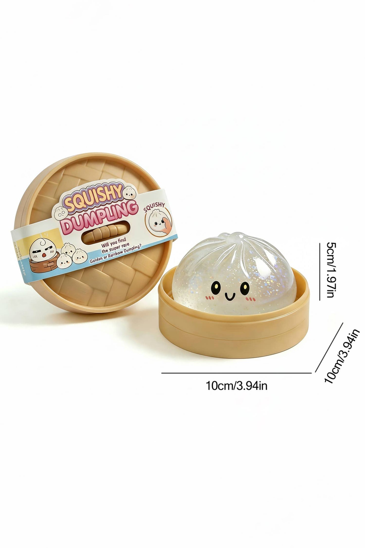 Dumpling Soft Bun Stress Relief Squeeze Toy