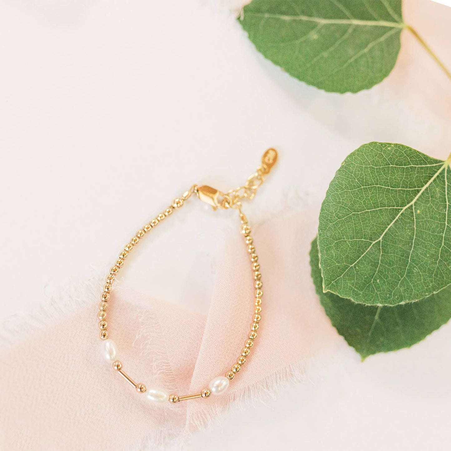 Little Girls14K Gold-Plated Pearl Baby Bracelet - Emery
