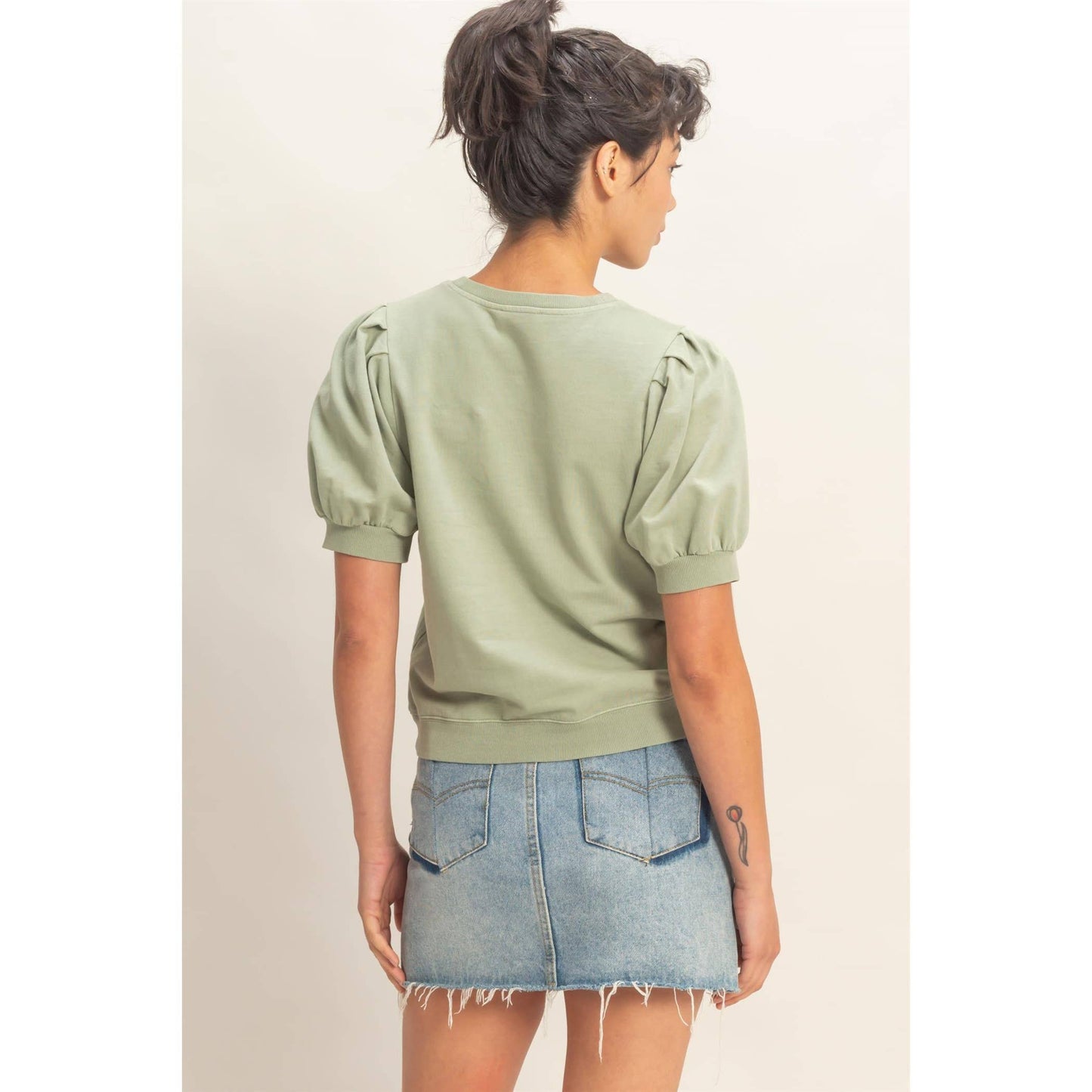 MAYA TOP - SAGE GREEN