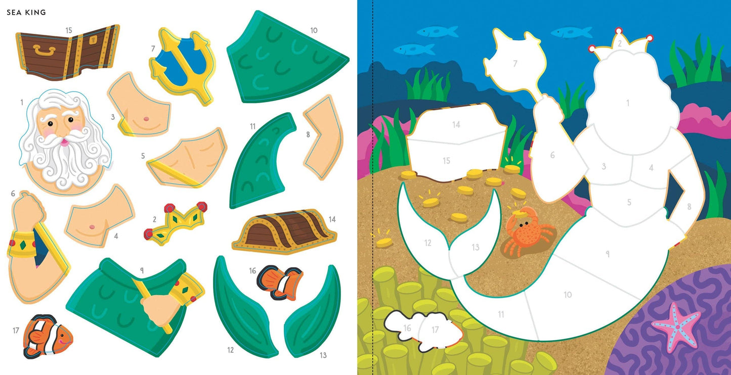 My First Color-by-Sticker Book -- Mermaids & More