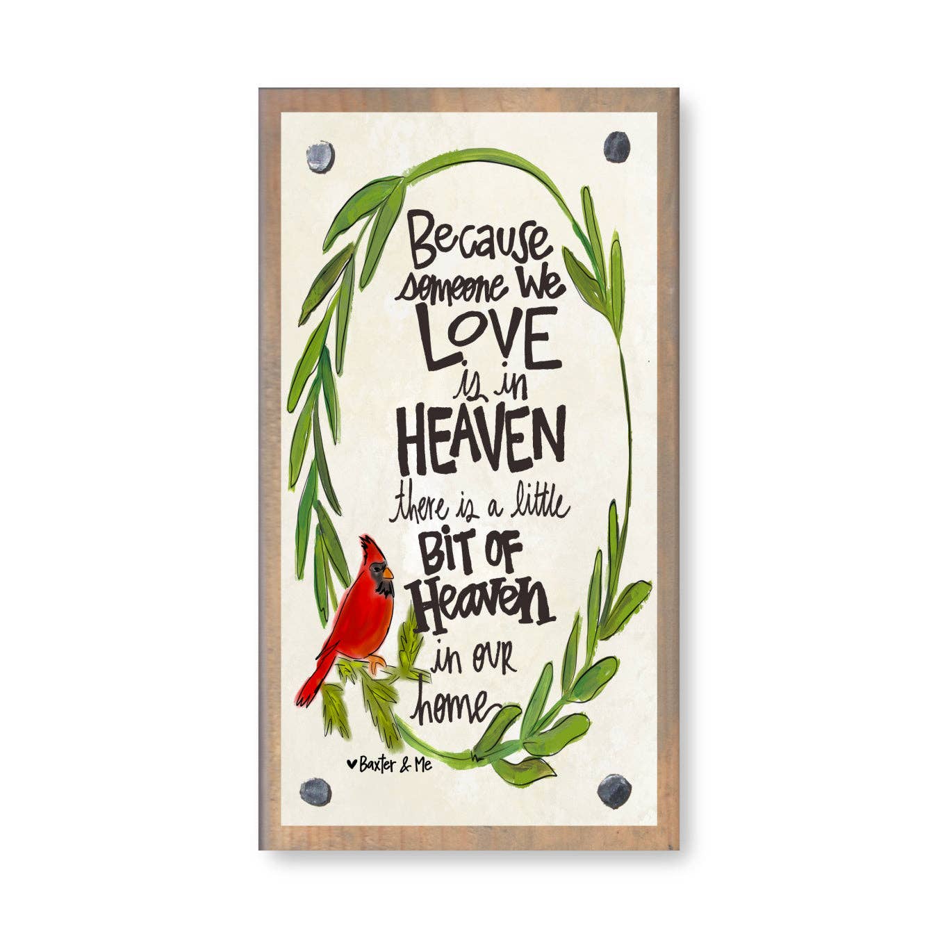 Heaven Cardinal Driftwood Happy Block