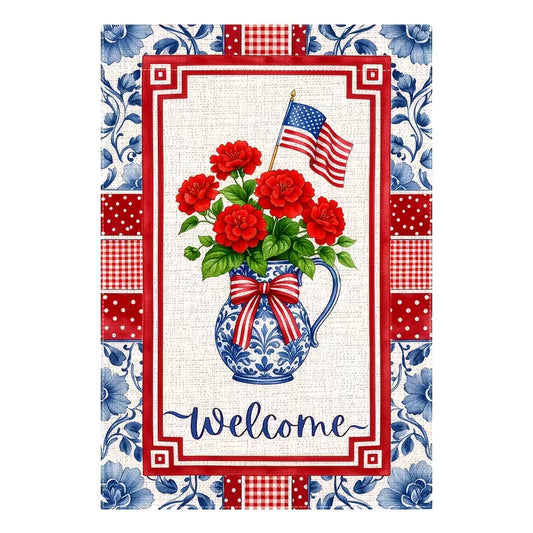 GARDEN FLAG - ANNIVERSARY PATRIOTIC